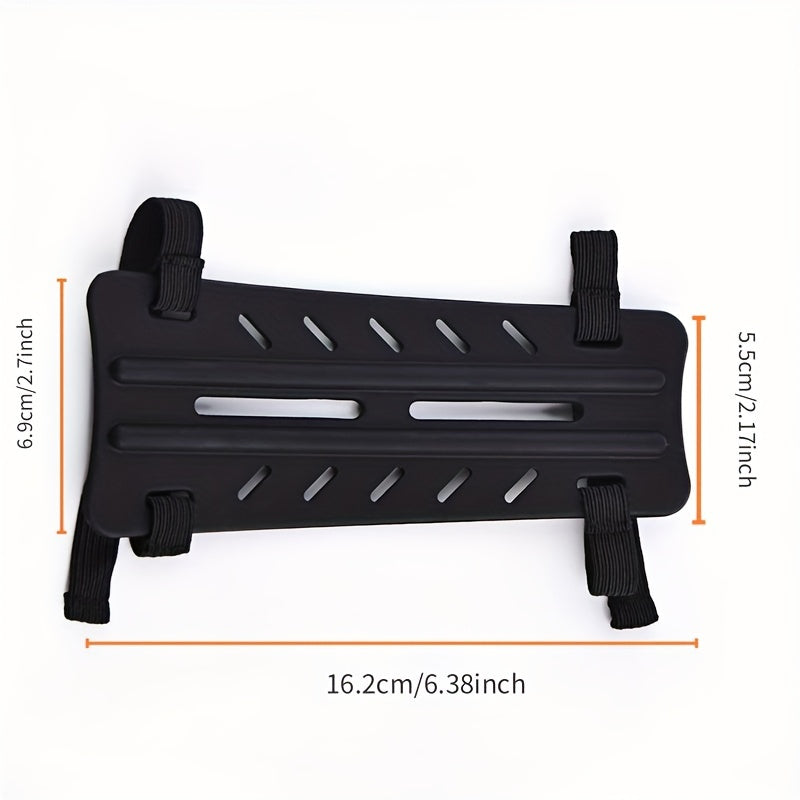 Adjustable Archery Arm Guard Protective 2 Strap Rubber Forearm Protector