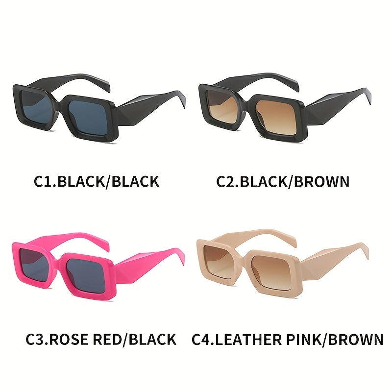Classic Square Frame Argyle Sunglasses