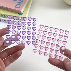 DIY Acrylic Rhinestone Stickers for Mobile Phone Case - Princess 3D Stickers