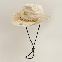 Men's Summer Straw Sun Hat for Fishing Beach Travel
