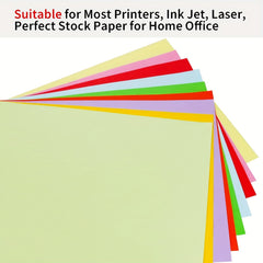 100sheets Colorful Card Printing Paper 100gsm Colored Paper A4 Copy Paper