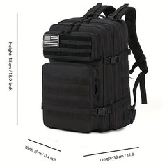 45L Military Backpack Large Capacity Mountaineering Bag Bug Out Bag Hiking Rucks