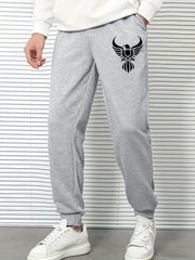 Men's Graffiti Eagle Printed Active Sweatpants
