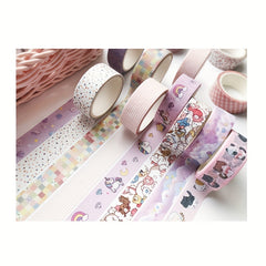 Washi Tape Office Supplies Colourful Girl Heart Unicorn Sticker 1.5m