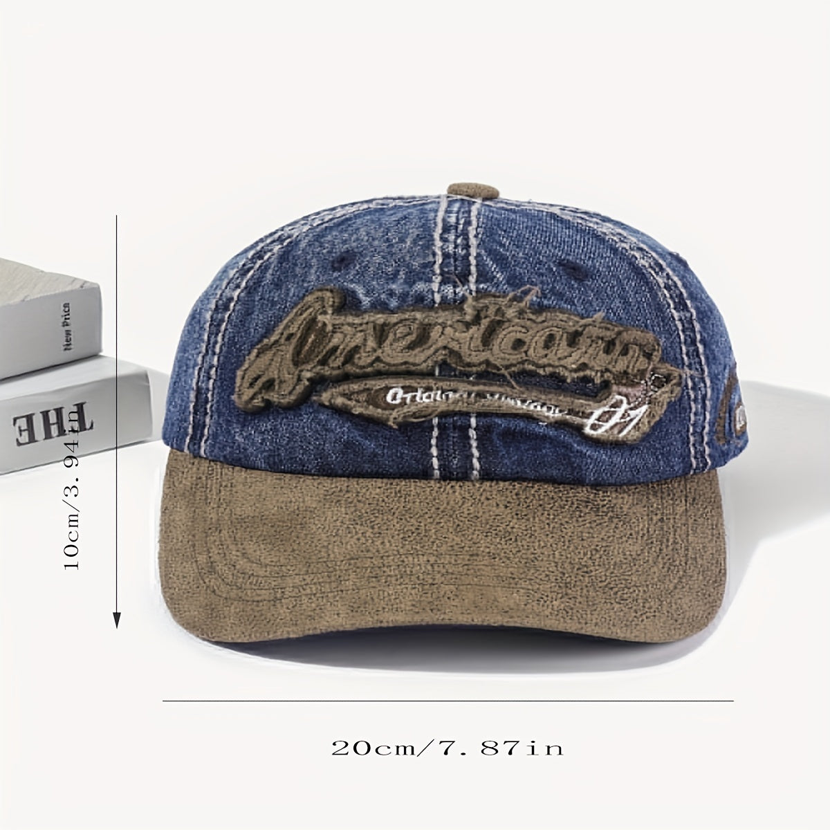 Unisex Sunshade Adjustable Casual Baseball Cap With Letter Embroidery