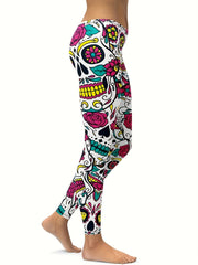 Halloween-Inspired Leggings for Yoga Running & More