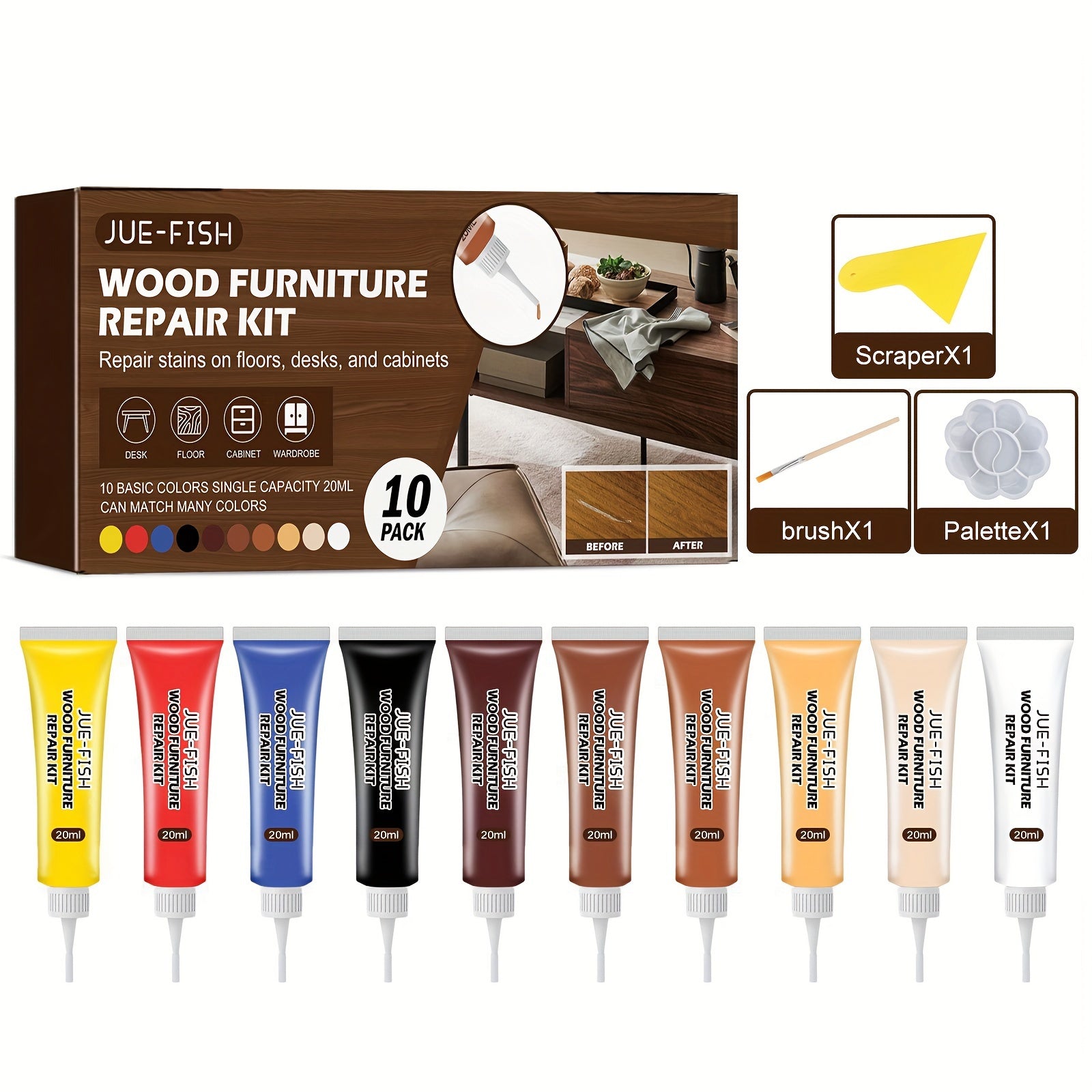 Wooden Furniture Repair Set - Restore and Beautify Furniture