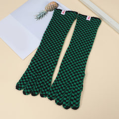 Women's Warm Winter Windproof Gloves - Check Pattern