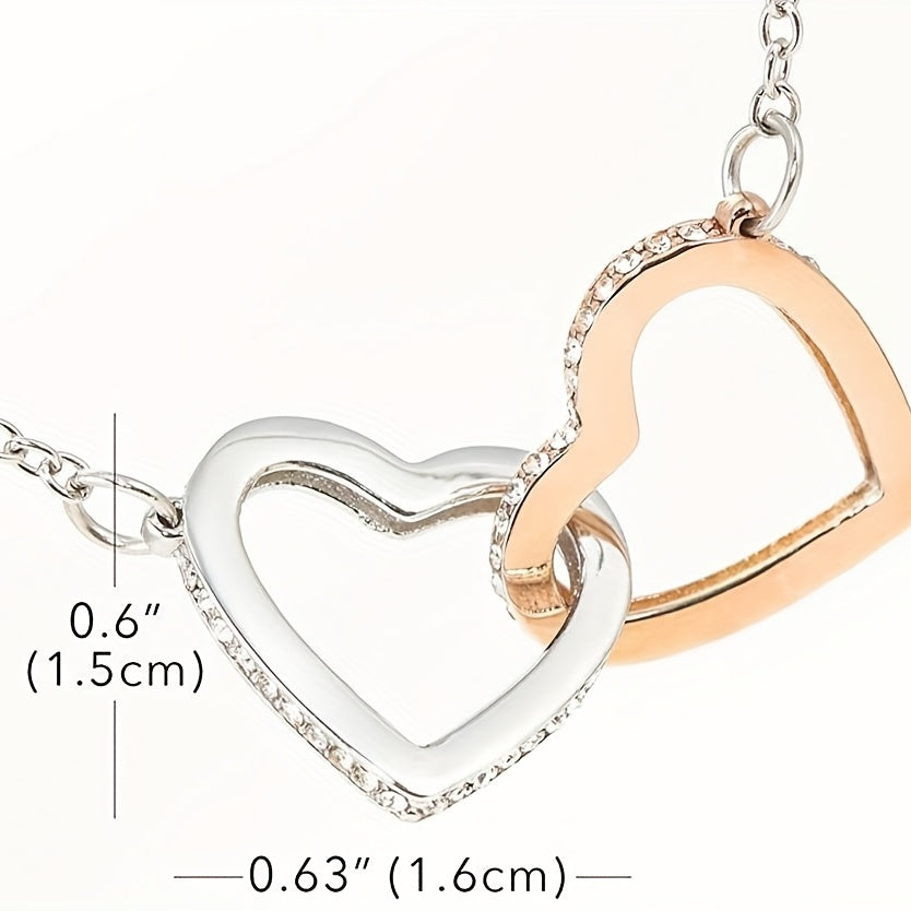 Heart Pendant Necklace Inspirational Birthday Gift For Daughter