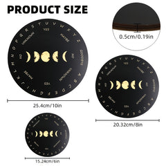 Wooden Solar System Divination Pendant Plate Probing Witchcraft Altar Supplies