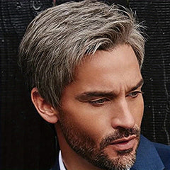 Men's Dress Up Short Wig Comfortable Daily Hair Extension