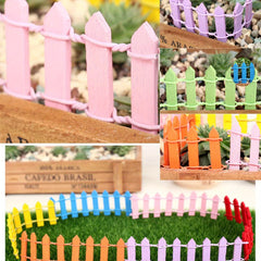 Colorful Wooden Mini Fences for Succulents