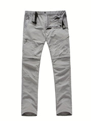 Mens Convertible Hiking Pants Quick Dry Lightweight Trousers