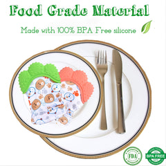 Silicone Baby Handle Toothpaste Soften Ring Belly Toothbrush