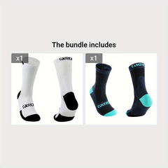 Breathable Sports Crew Socks for Men Quick Drying Sweat Absorbing
