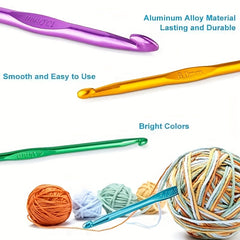 DIY Knitting Tool Crochet Set Aluminum Knitting Crochet Supplies Kit