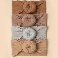 4pcs Knotted Headband Hair Accessories for Baby Girls