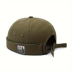 Vintage Sailor Cap Brimless Hip Hop Hat Docker Cap