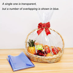 10pcs Large Transparent Basket Bag for Baskets 59.94cmx80.01cm
