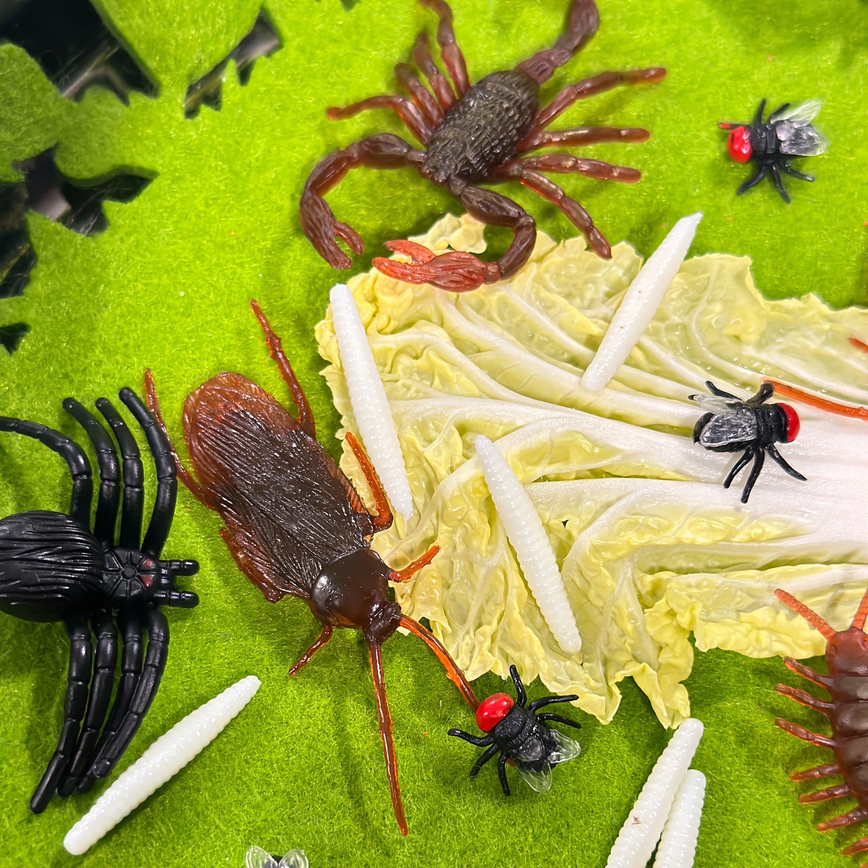 10pcs Adult Novelty Toys Simulation Insects Cockroaches Geckos etc