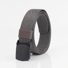 Stylish Women's Nylon Belt with Metal Buckle - 3 Wide