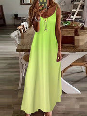 Sleeveless Beach Dress Loose Stylish Summer Trapeze Dress Women's Clothing