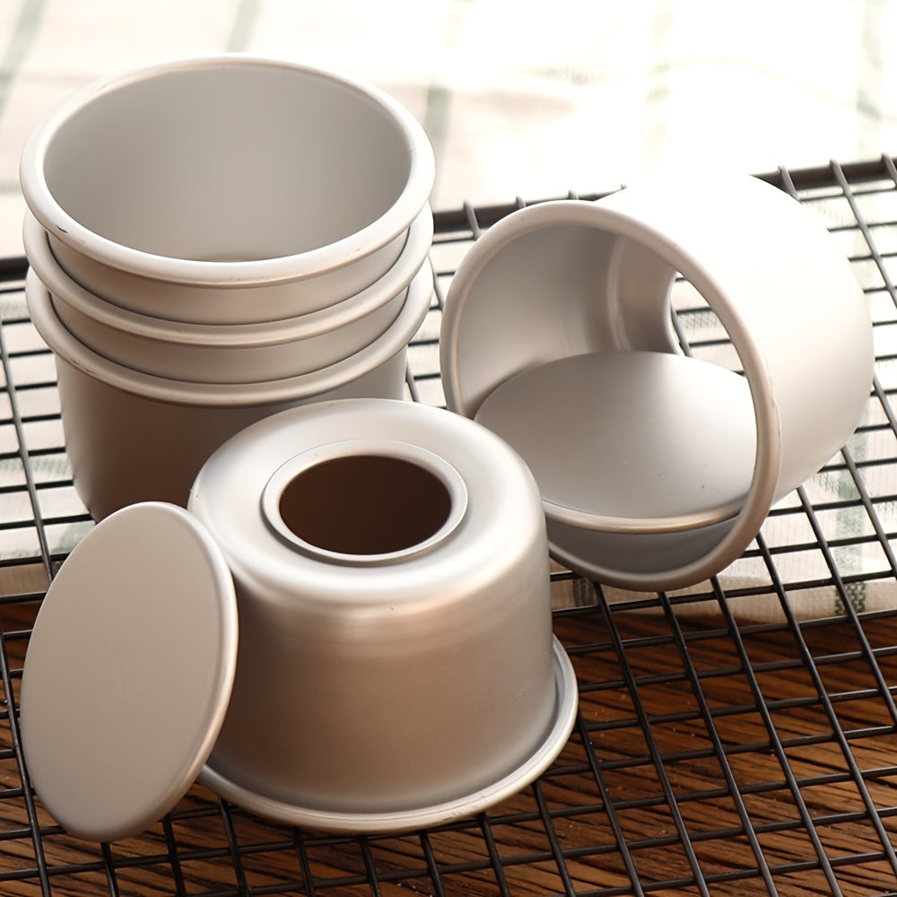 Non Stick 2 Inch Round Mini Cake Pan with Removable Bottom