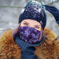 Warm & Windproof Double Layer Polar Fleece Scarf