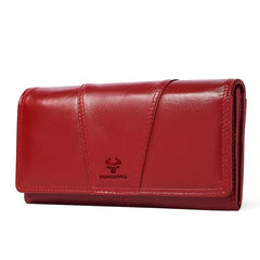 Stylish Women's Wallet with Large Capacity and Zipper Closure