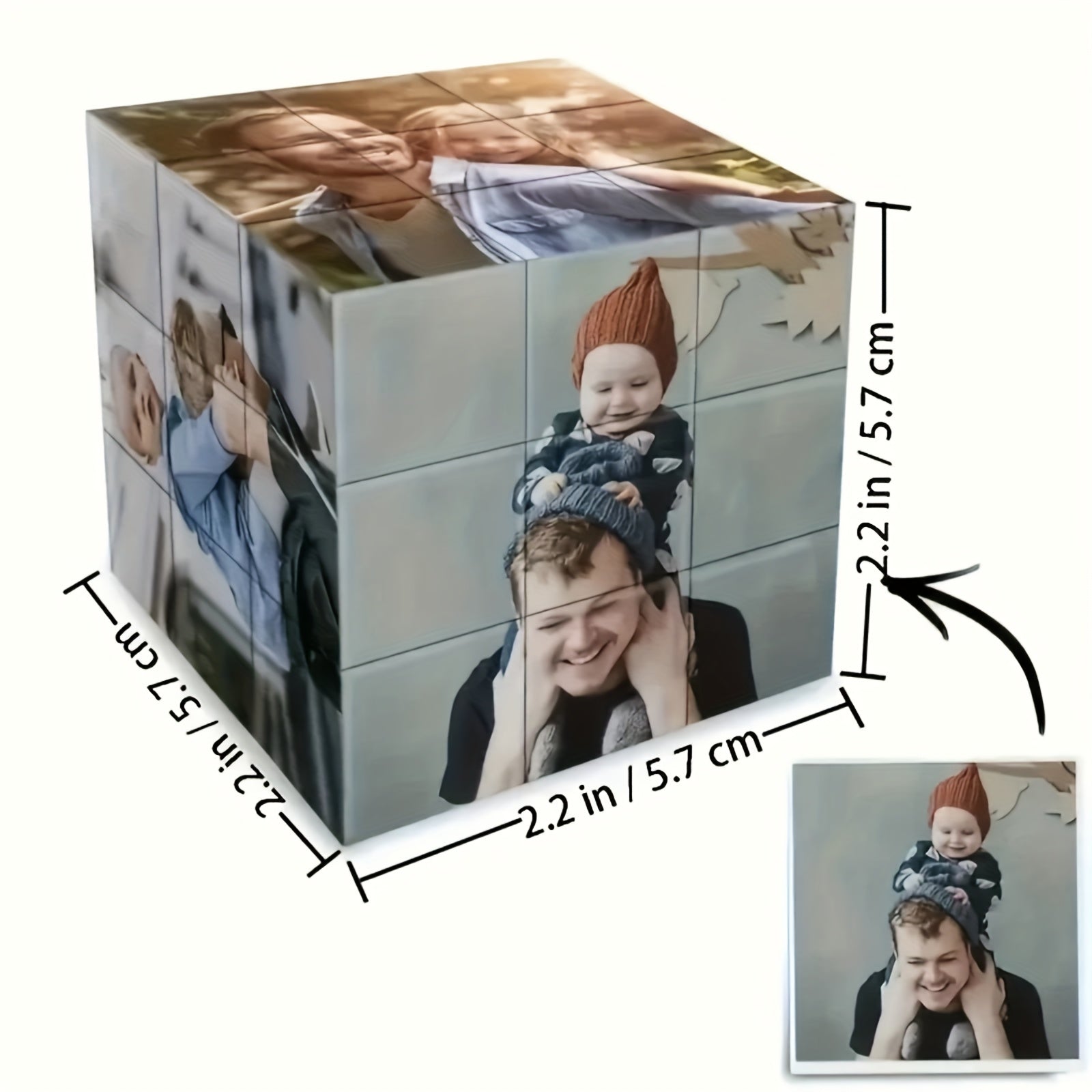Custom 6 Photo Magic Album Bright Neutral Tones PVC Material Unique Gift