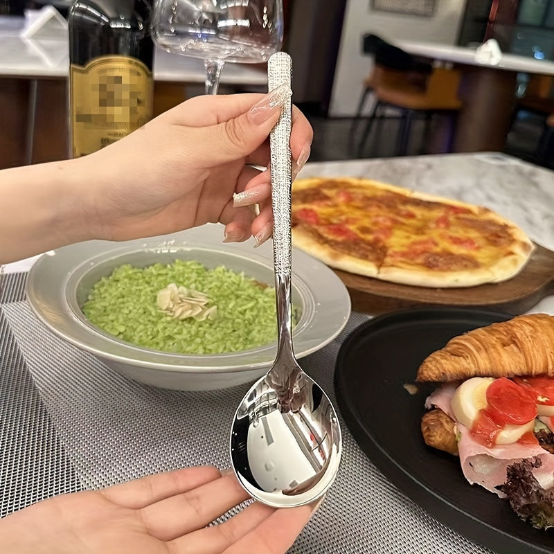 Stainless Steel Serving Spoon Set for Buffet Tea Kitchen