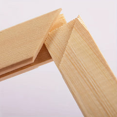 Pine Wood Frame Bandage Silk Picture Frame DIY Easy Assembly