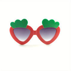 Girls Cartoon Carrot Sunglasses, Party Decorative Accessories