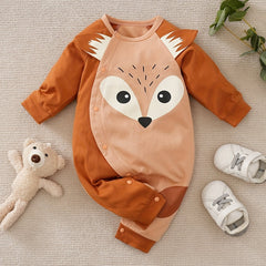 Fox Dress Up Costume Baby Raglan Sleeve Bodysuit