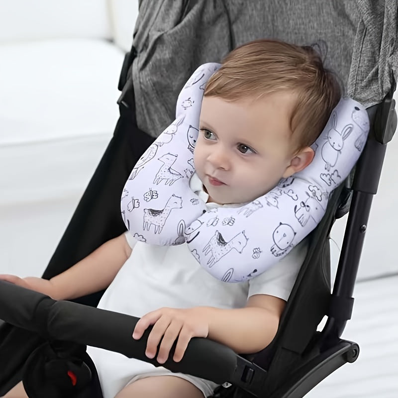 Adorable Cat Shaped Baby Travel Pillow for 0-1 Year Olds