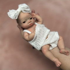 10 Inch Silicone Kids Girl Doll with Clothes Soft & Flexible