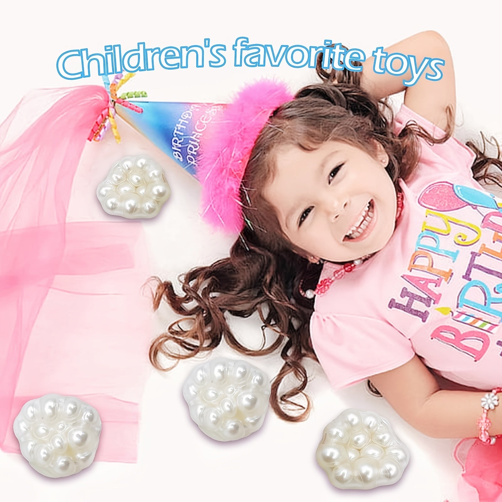 Grape Noisy Squishy Ball for Adults and Kids