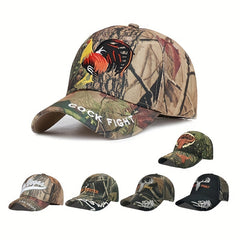 Camouflage Baseball Cap Animal Embroidery Sun Hat