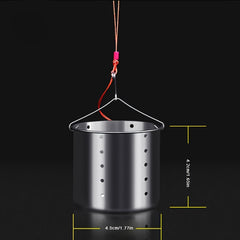 Stainless Steel Fishing Bait Cage - Bait Feeder