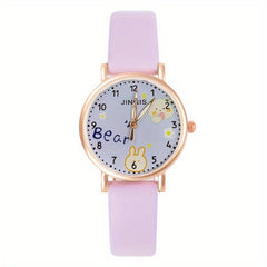 Rabbit Cartoon Quartz Watch for Students