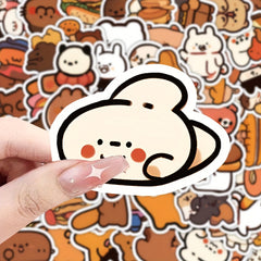 100pcs Little Bear Series Graffiti Stickers for Decoration
