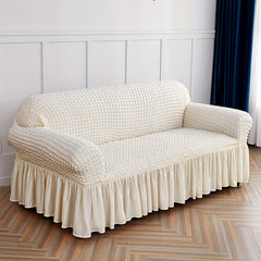 Seersucker Sofa Slipcover Anti cat Scratch Couch Cover