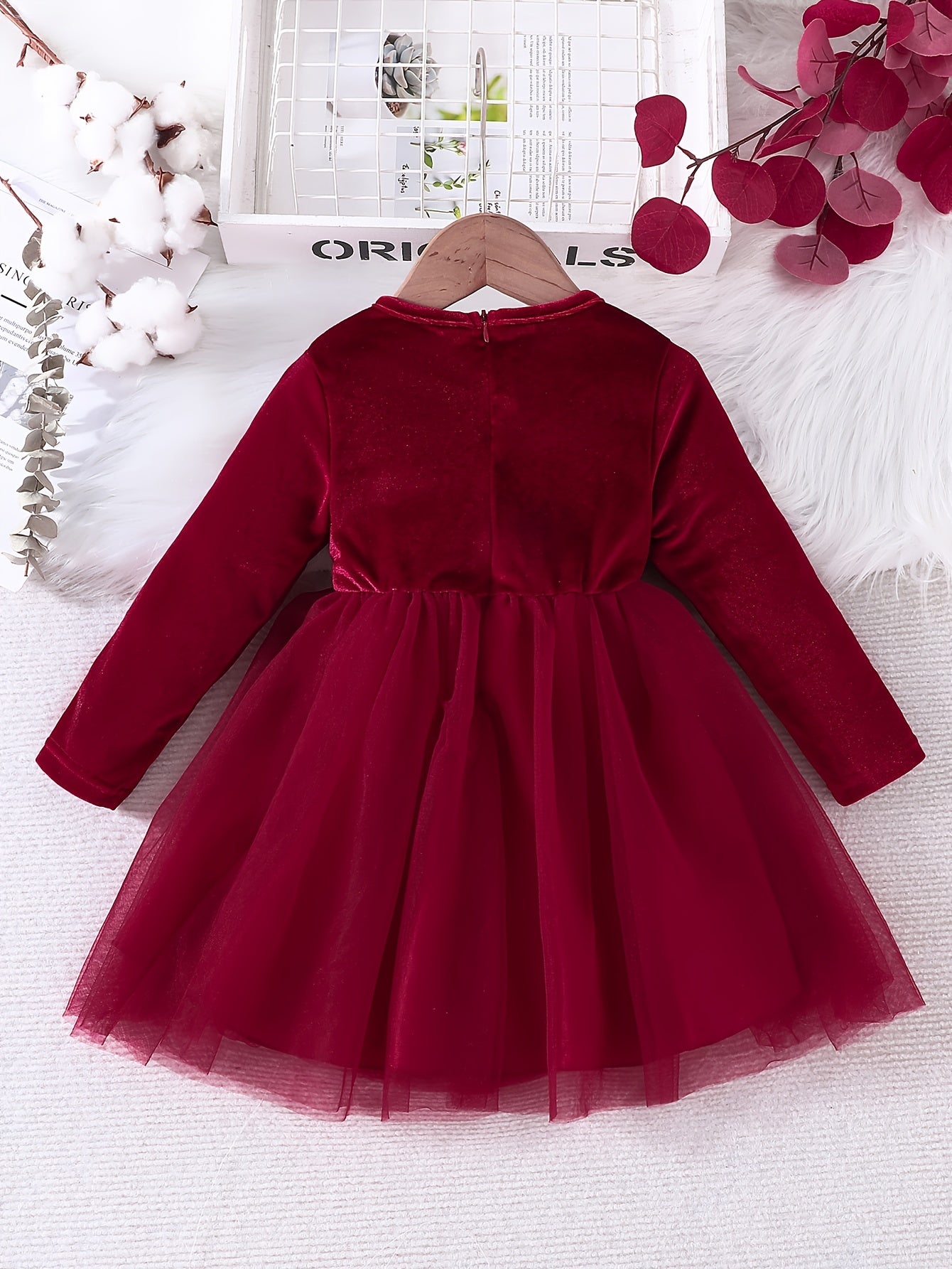 Baby Girls Floral Pattern Casual Dress