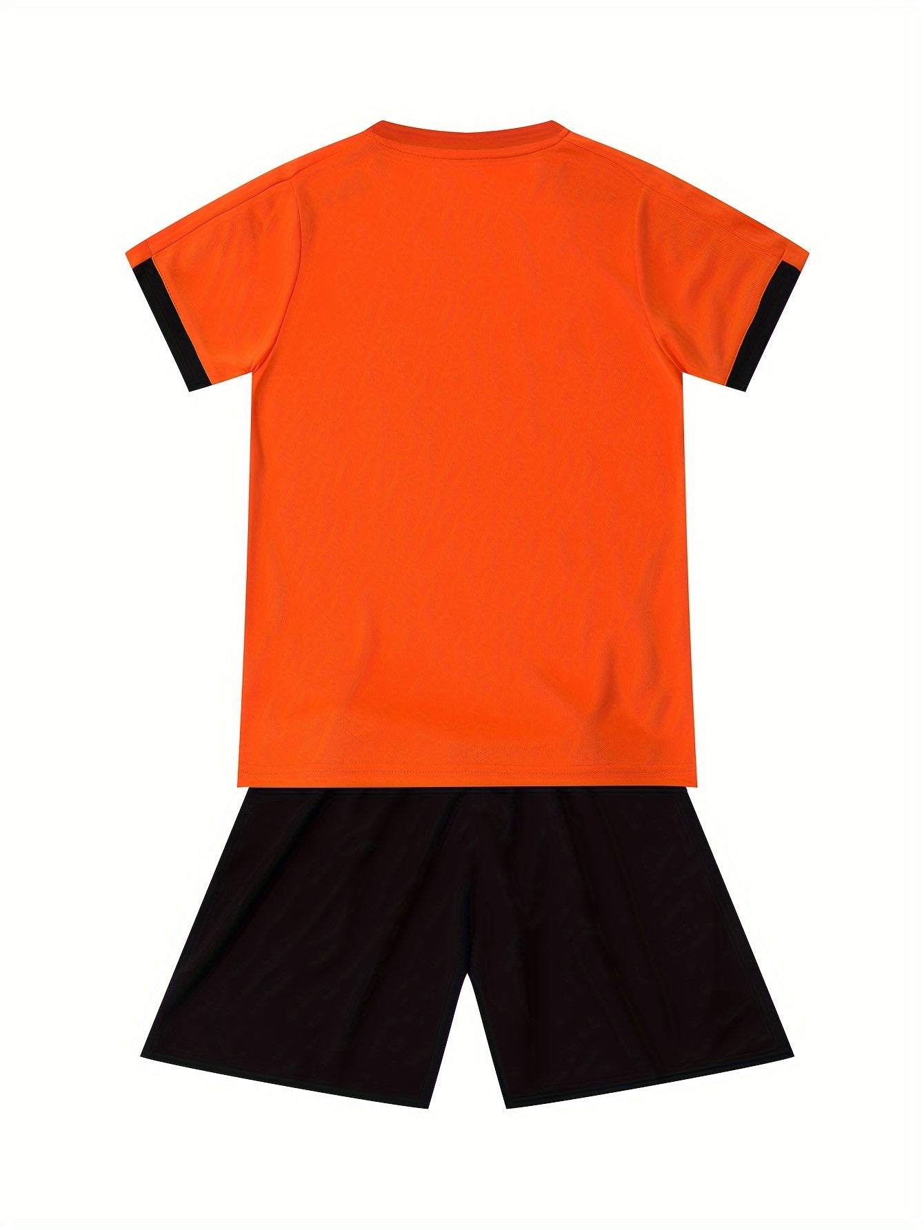 2pcs Kids Soccer Jersey Set Quick Dry Breathable for Running Gift