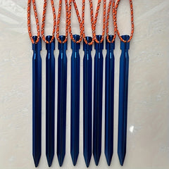 8pcs Outdoor Aluminum Tent Pegs 7.09in