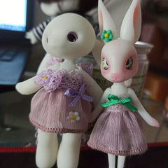 4 Mini Rabbit DIY Toy Elf Rabbit Toy Birthday Gift