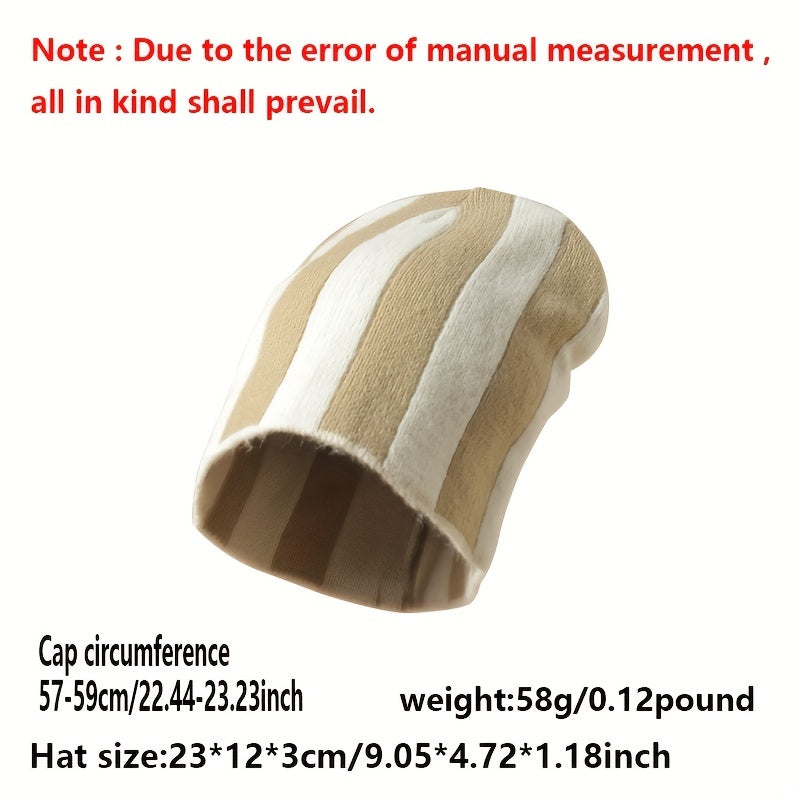Y2K Striped Woolen Hat for Men and Women