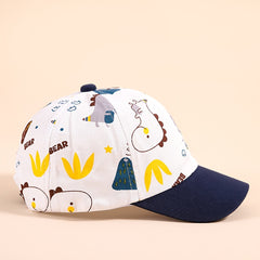 Dinosaur Print Baby Baseball Cap Sun Protection Hat