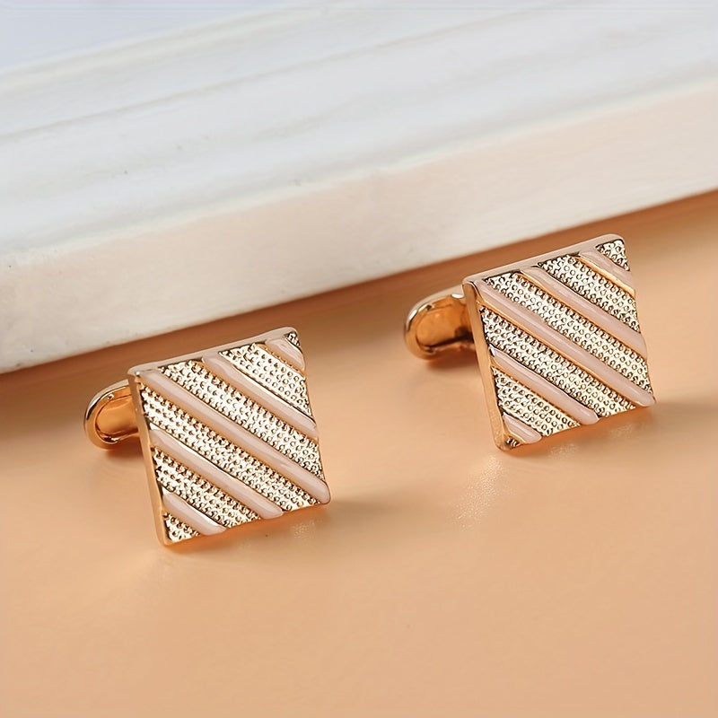 Crystal Cufflinks Wedding Party Business Gift