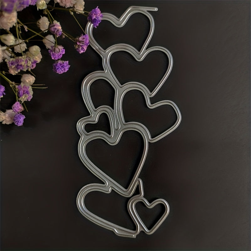 Heart Border Metal Die Cuts For Scrapbooking Hollow Hearts Frame